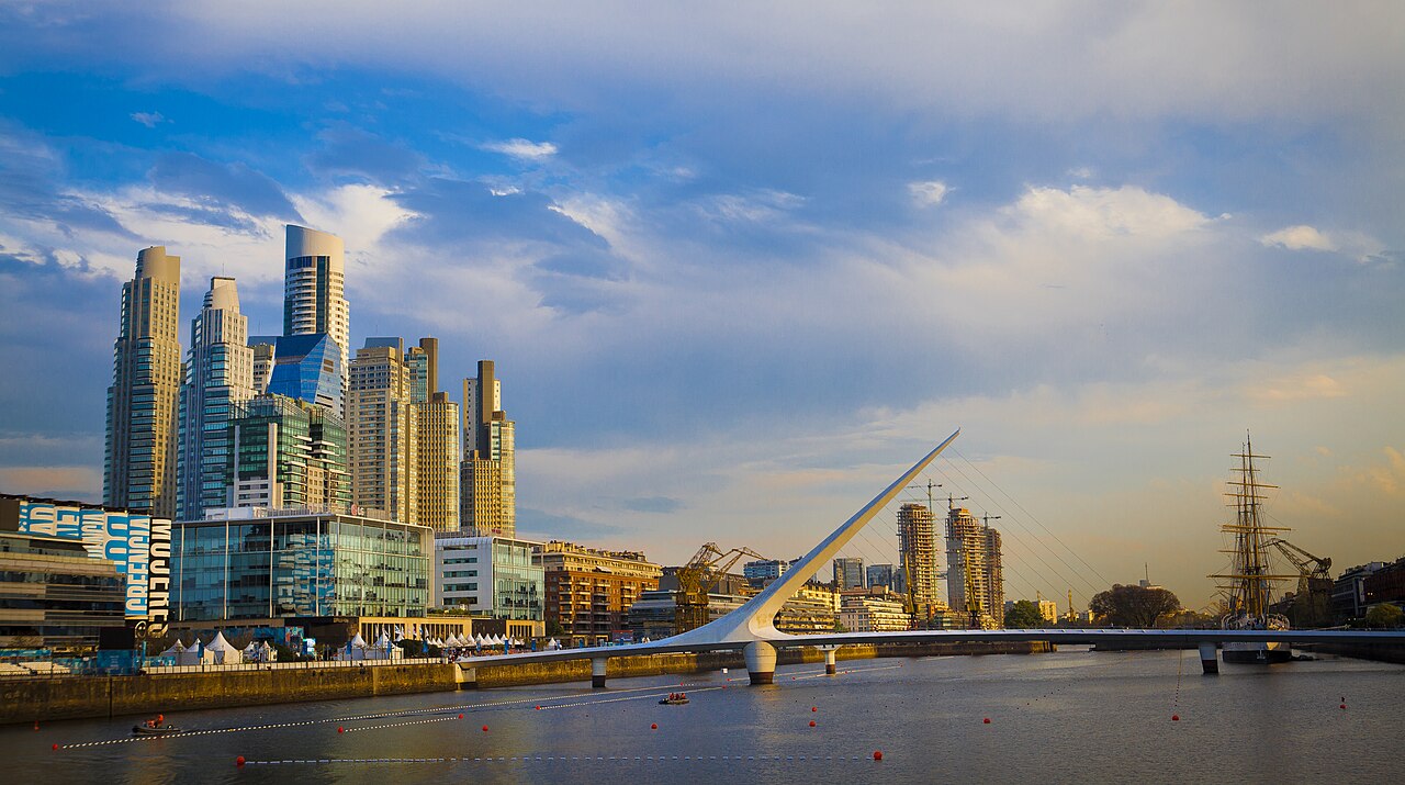 Buenos Aires waterfront in Argentina